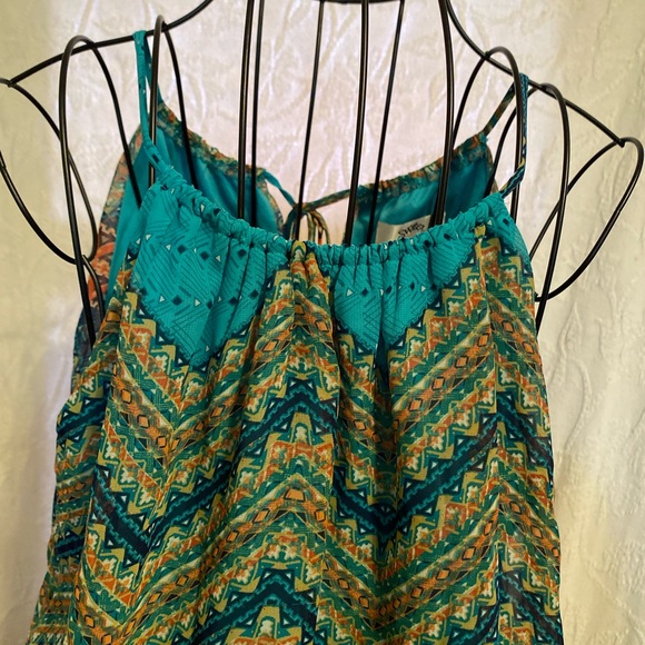 Bright colorful Womens sundress size S - Picture 7 of 10